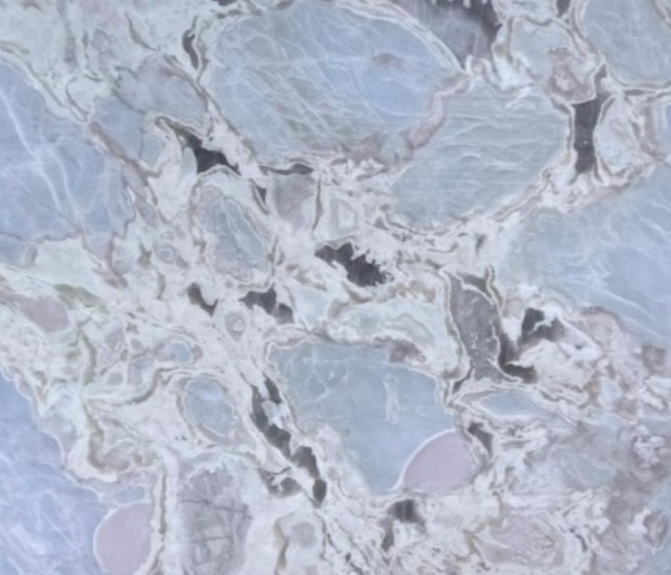 Oyster Bluette Marble 2CM