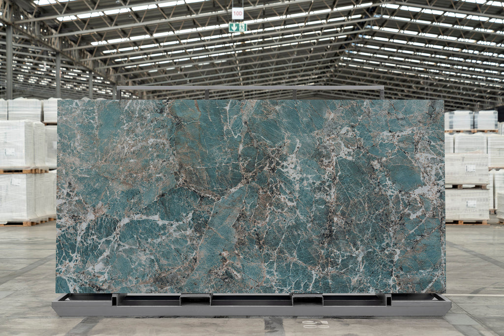 Amazonite Seagreen Ascale Porcelain 12MM – representative photo; actual slab photo sent with your estimate