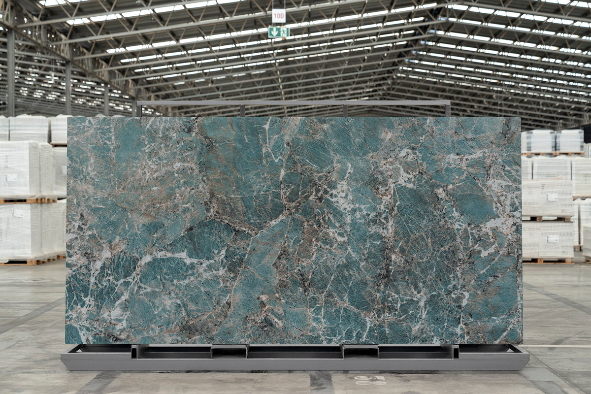 Amazonite Seagreen Ascale Porcelain 12MM – representative photo; actual slab photo sent with your estimate