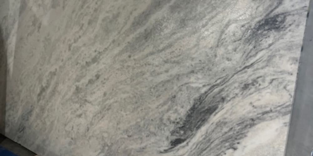 White Crystal Quartzite 3CM – representative photo; actual slab photo sent with your estimate