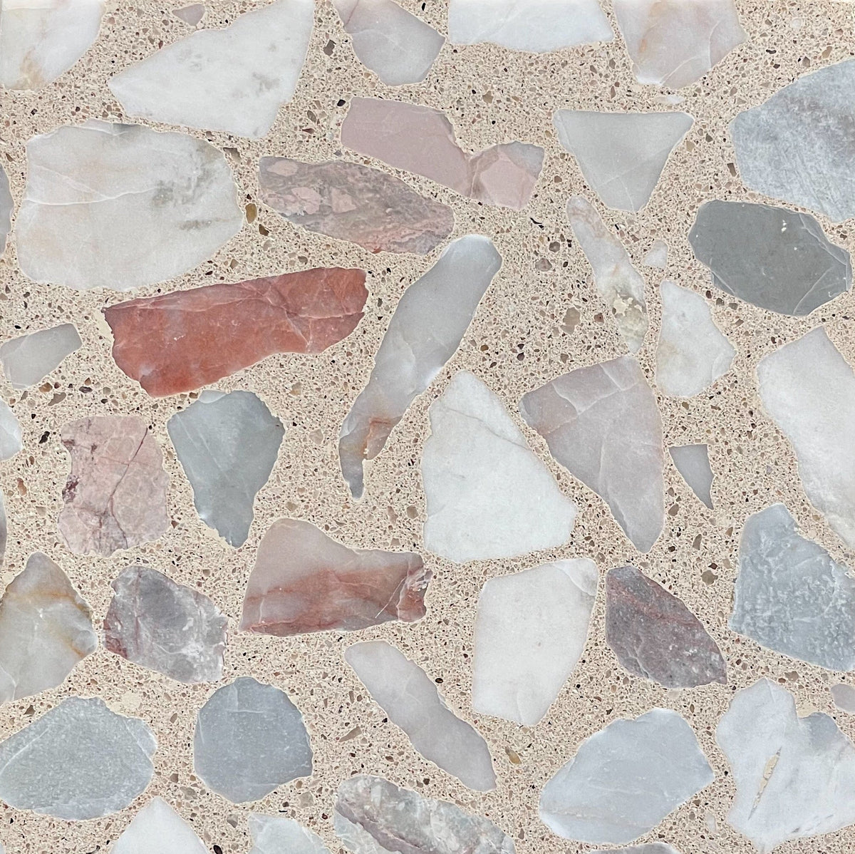 Trails Large Beige LMC + LPC Terrazzo Paver