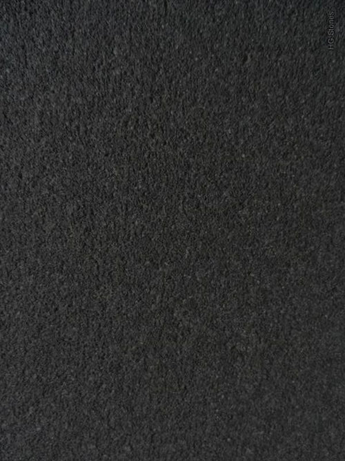 Absolute Black Premium Dual Finish (Polished/Leathered) Granite 3CM – representative photo; actual slab photo sent with your estimate