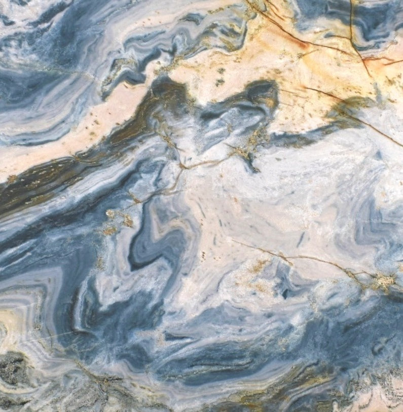 Blue Louise Van Gogh New Quartzite 2CM