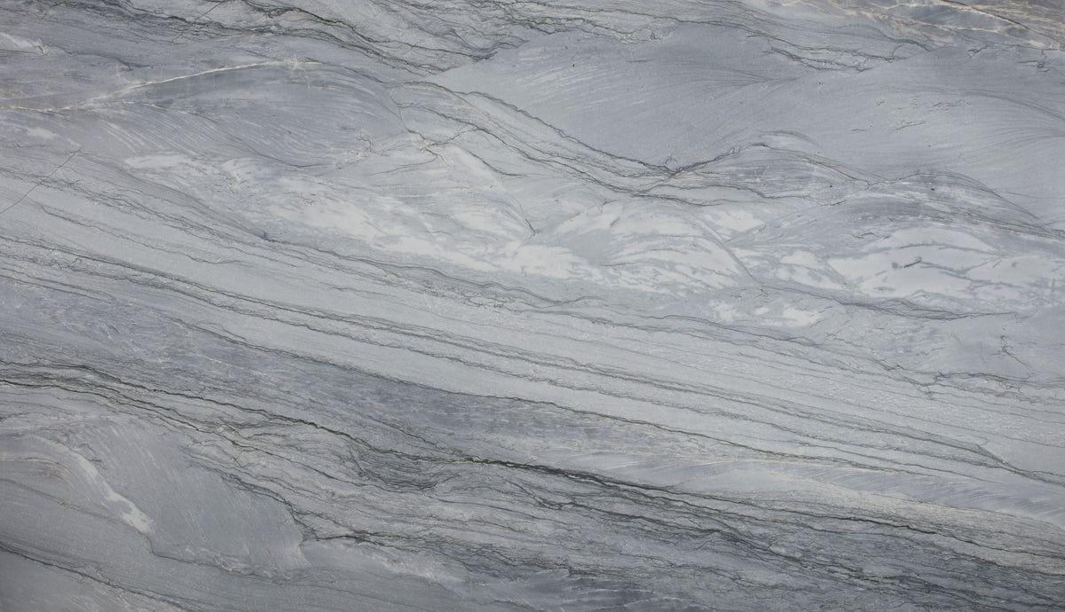 Blue Tahoe satin quartzite slab