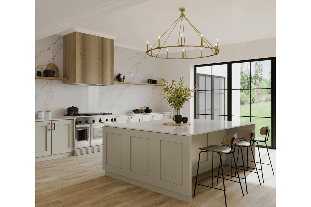 Calacatta Fuze Quartz Prefab Countertop 3CM