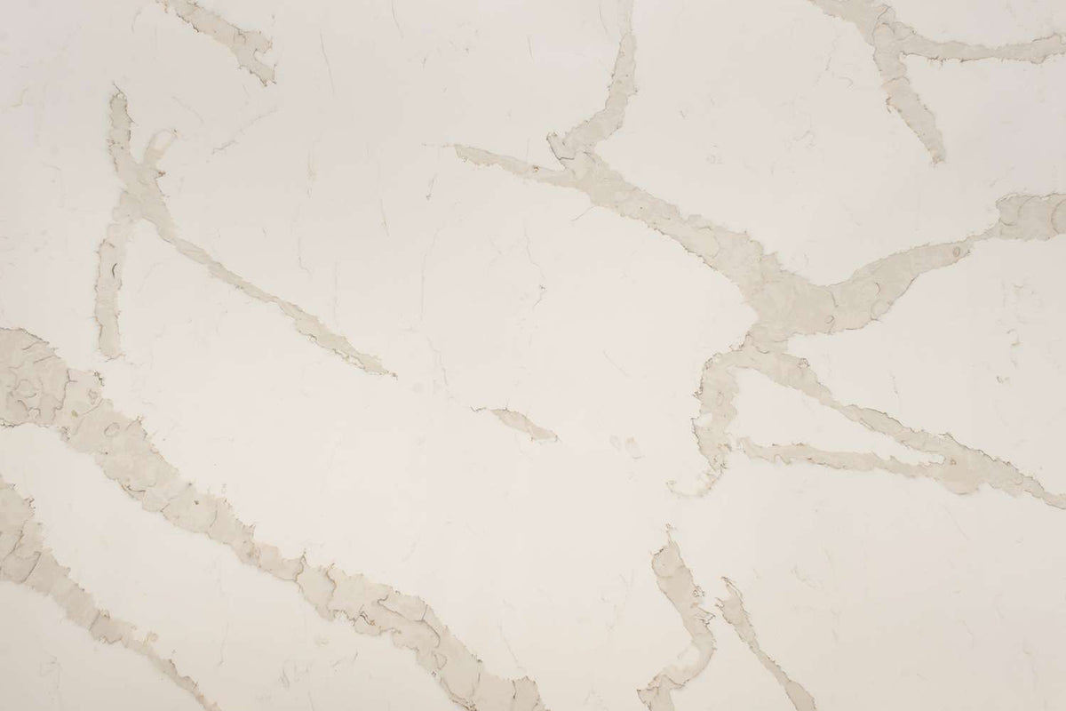 Calacatta Dorado Quartz Prefab Countertop 3CM