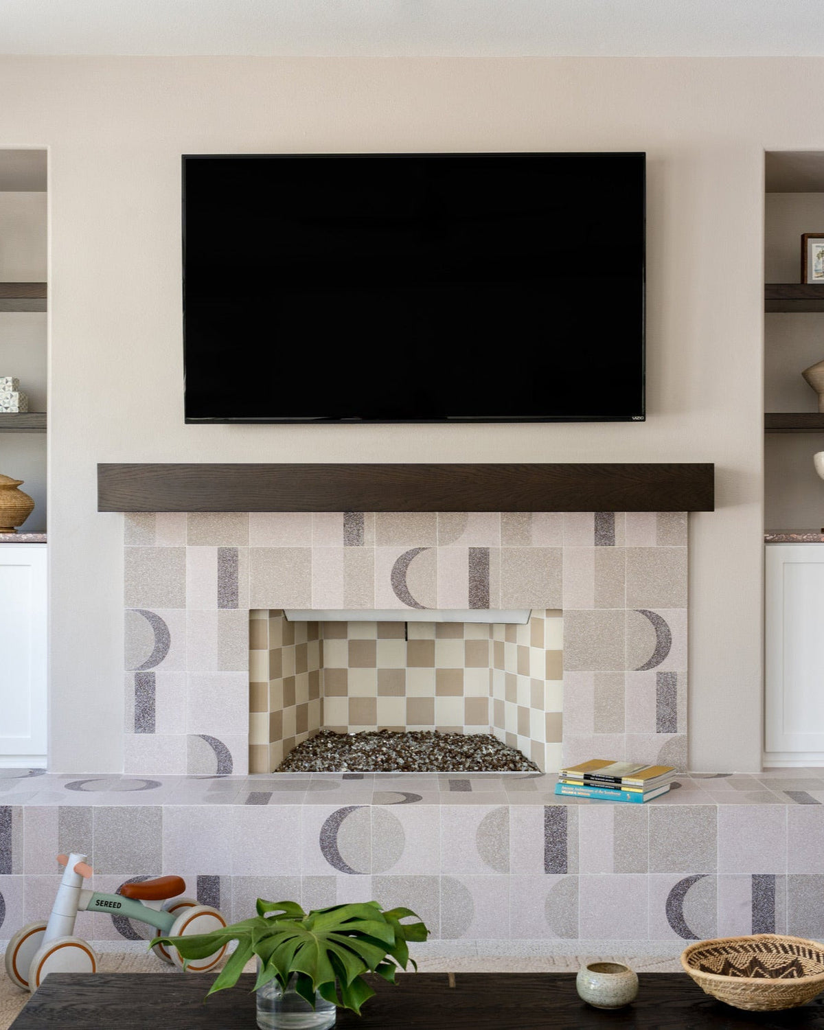 Strands Half Moon Fall Nassau Espresso Lilac Cement Tile 8x8 In Stock