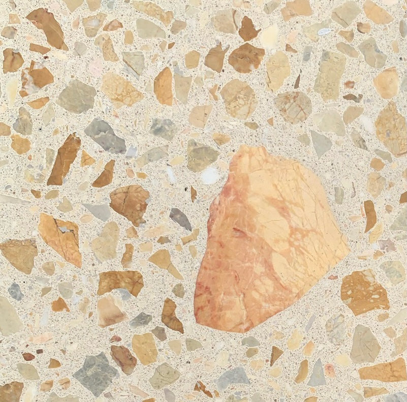 Pacifica Slice Yellow Sl XLYC Terrazzo Slab 3CM
