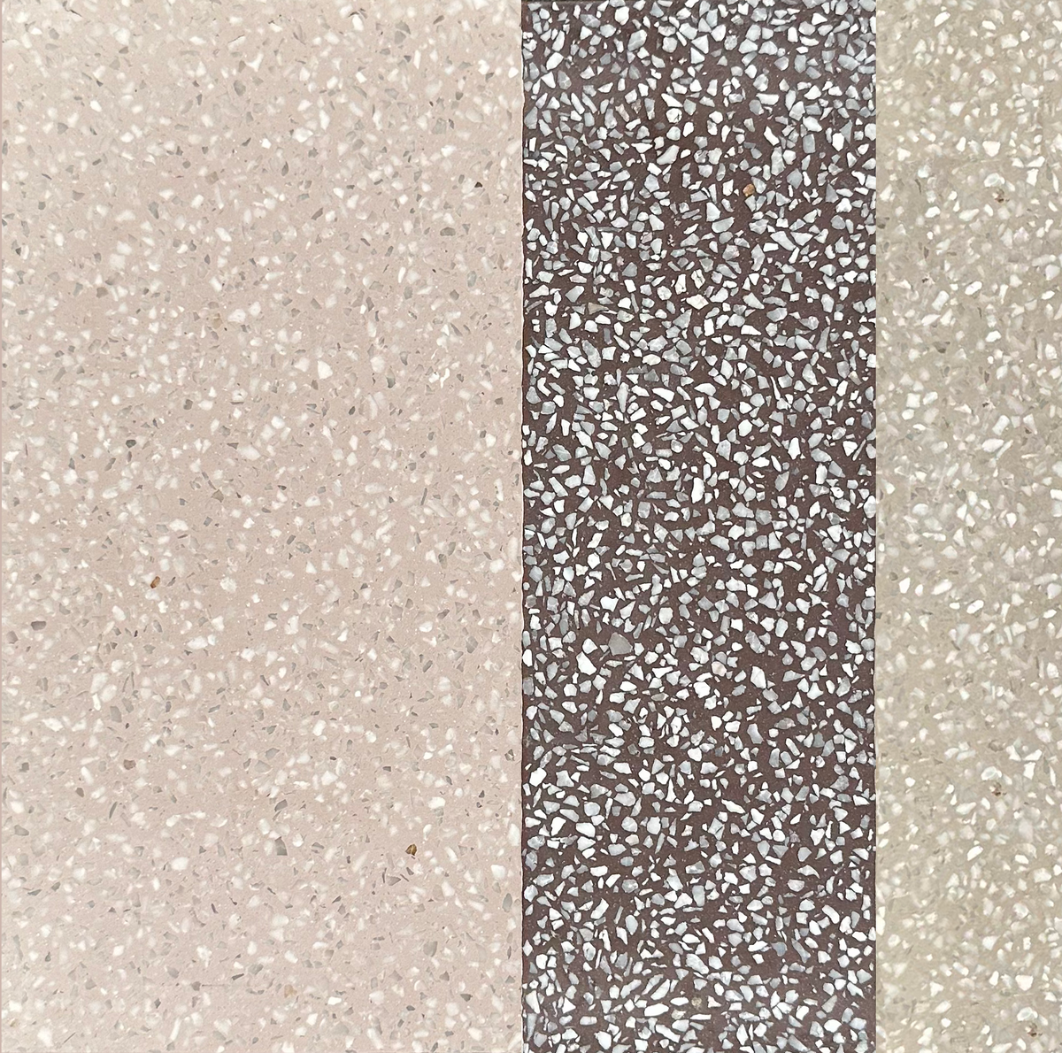 Strands Half Moon x Double Line Cement Tile