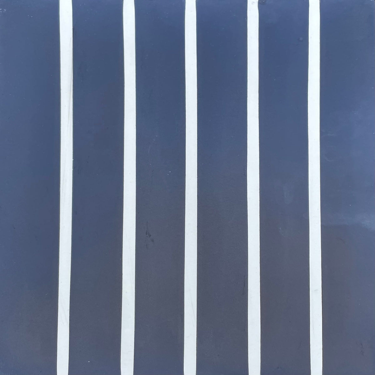Strands Sss 5 Stripe Field Indigo Accent Ivory Cement Tile 8x8 In Stock