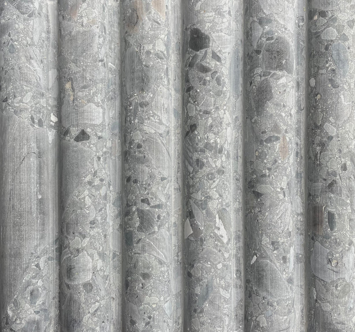 Venice Kirra Flute Slice Black Sl XLBC Terrazzo Tile
