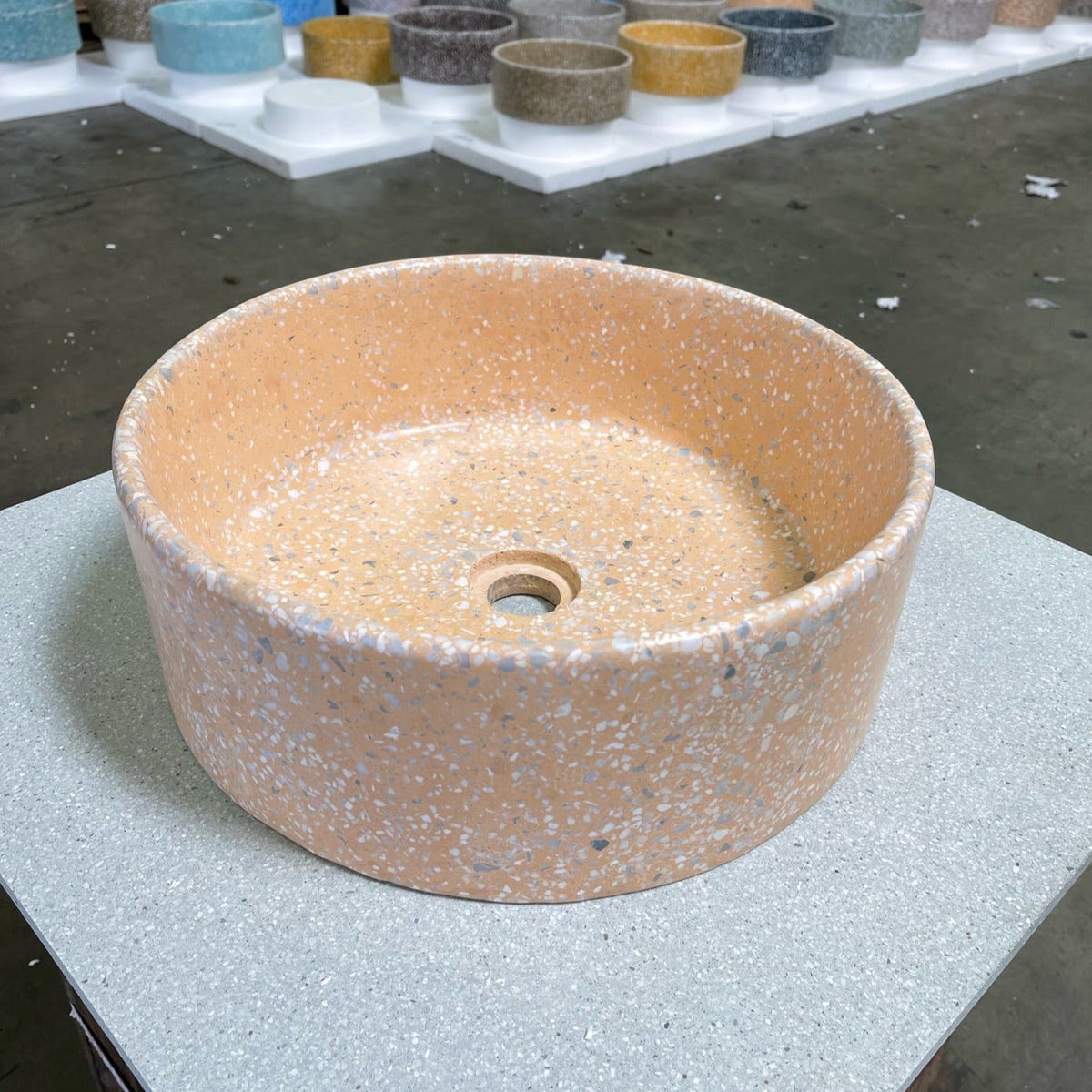 Bondi Latte MMC Terrazzo Vessel Basin