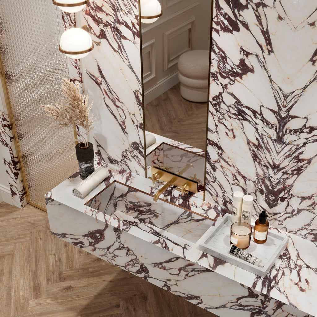 Viola Imperia Honed Porcelain 12MM – representative photo 3; actual slab photo sent with your estimate