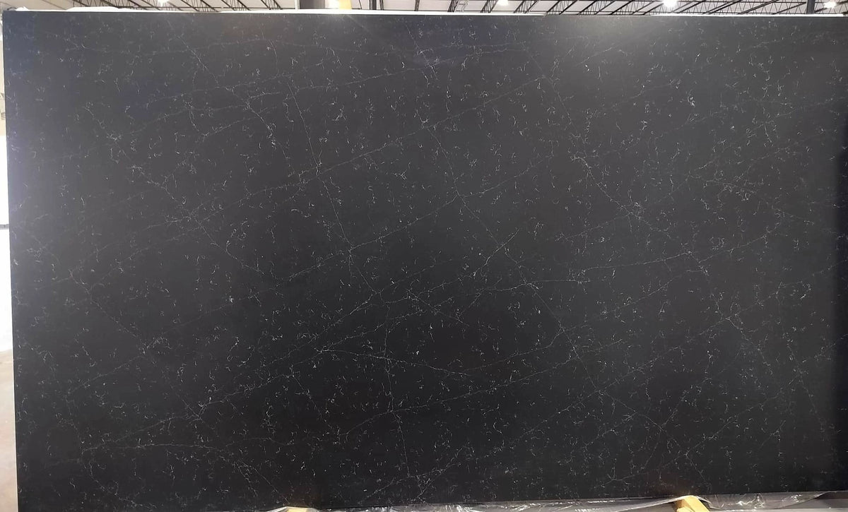 Alabaster Noir Super Jumbo Leathered Quartz 3CM