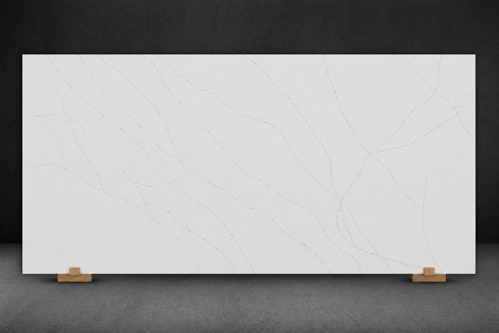 Savoy Quartz 3CM – representative photo 1; actual slab photo sent with your estimate