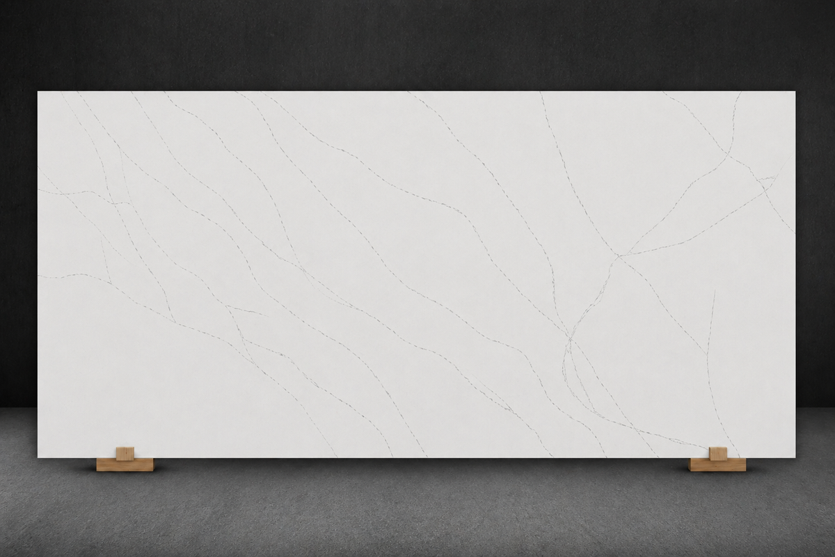 Savoy Quartz 3CM – representative photo 1; actual slab photo sent with your estimate