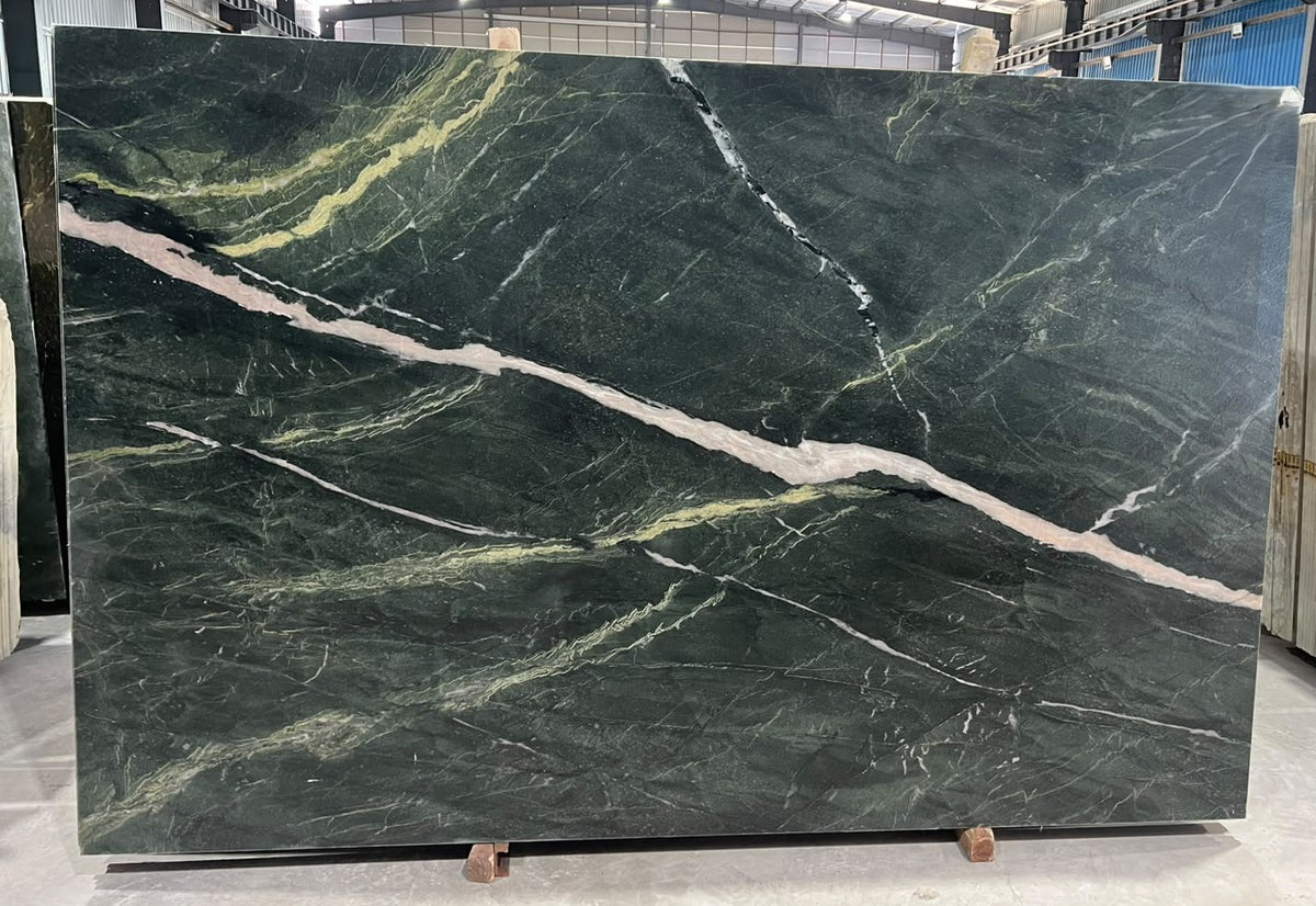 Avacado Green Leathered Quartzite 2CM