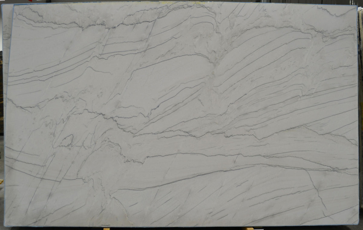 White Macaubas Cc Leathered Quartzite 3CM slab