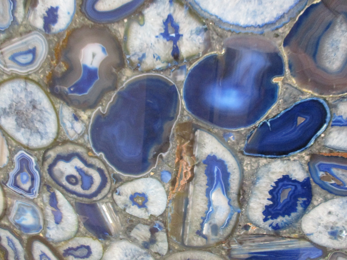 Agatha Blue Semi-Precious 2CM