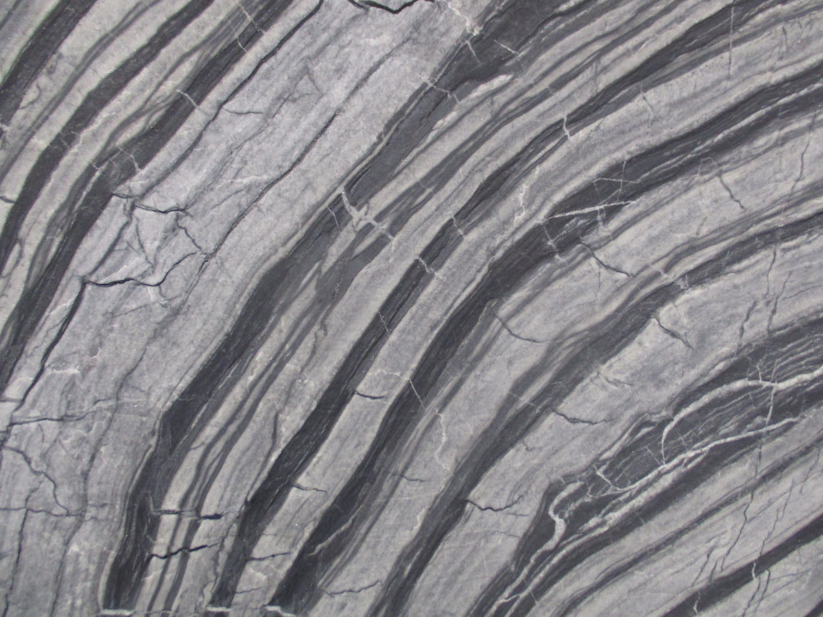Silver Waves Leathered Marble 2CM