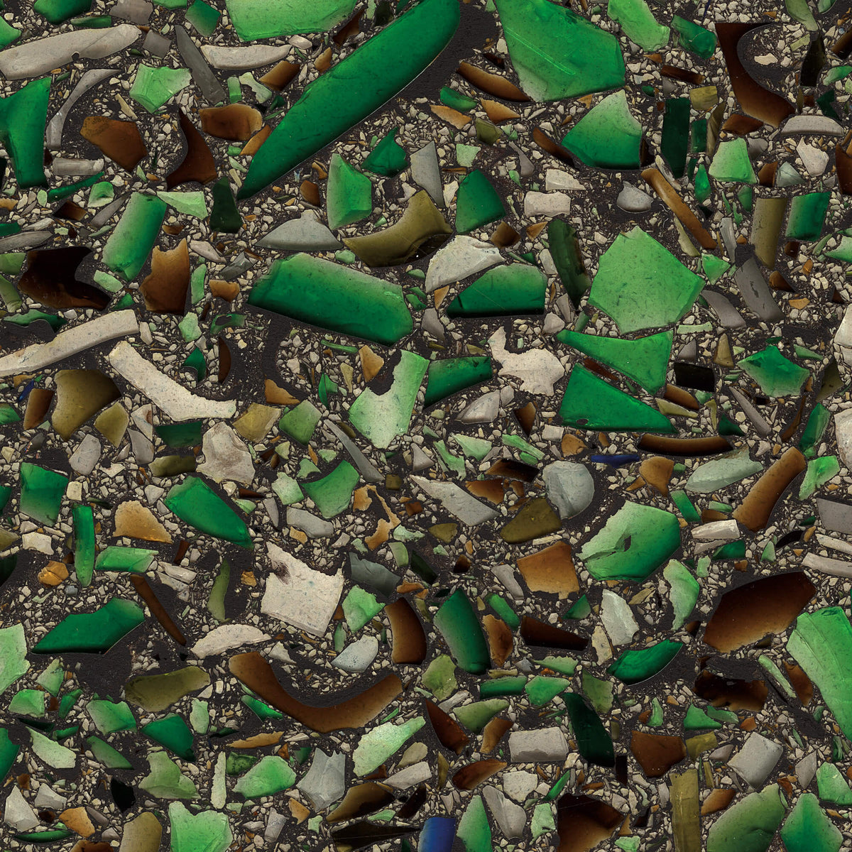 Bistro Green With Patina Vetrazzo 3CM slab