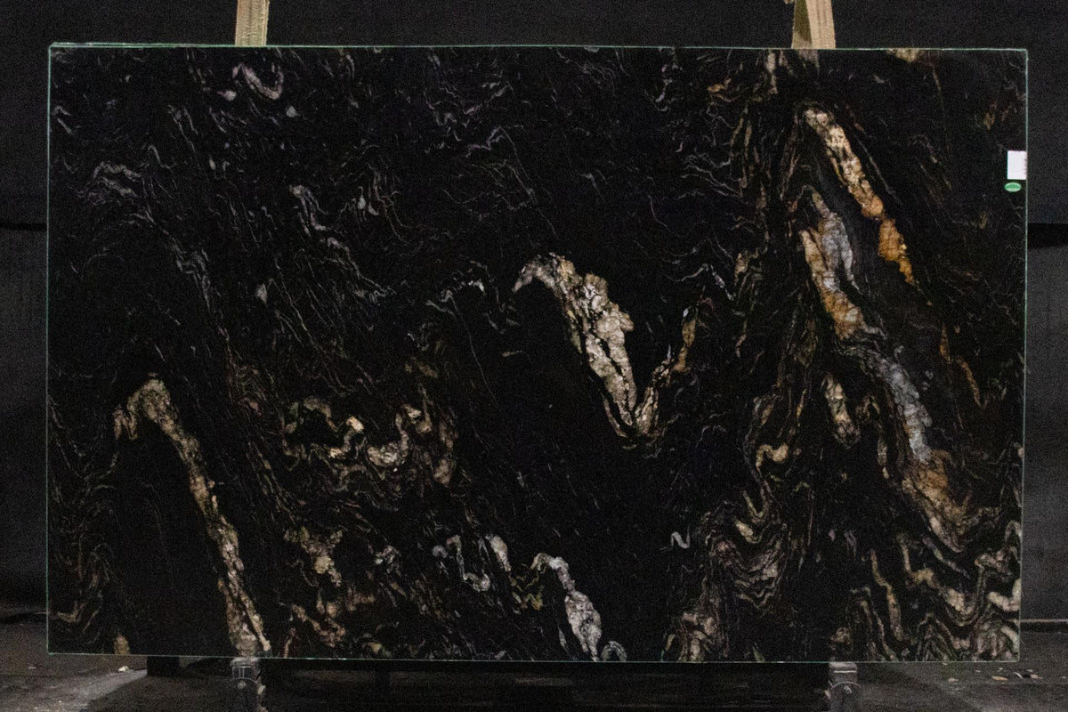 Titanium Gold Leathered Granite 3CM