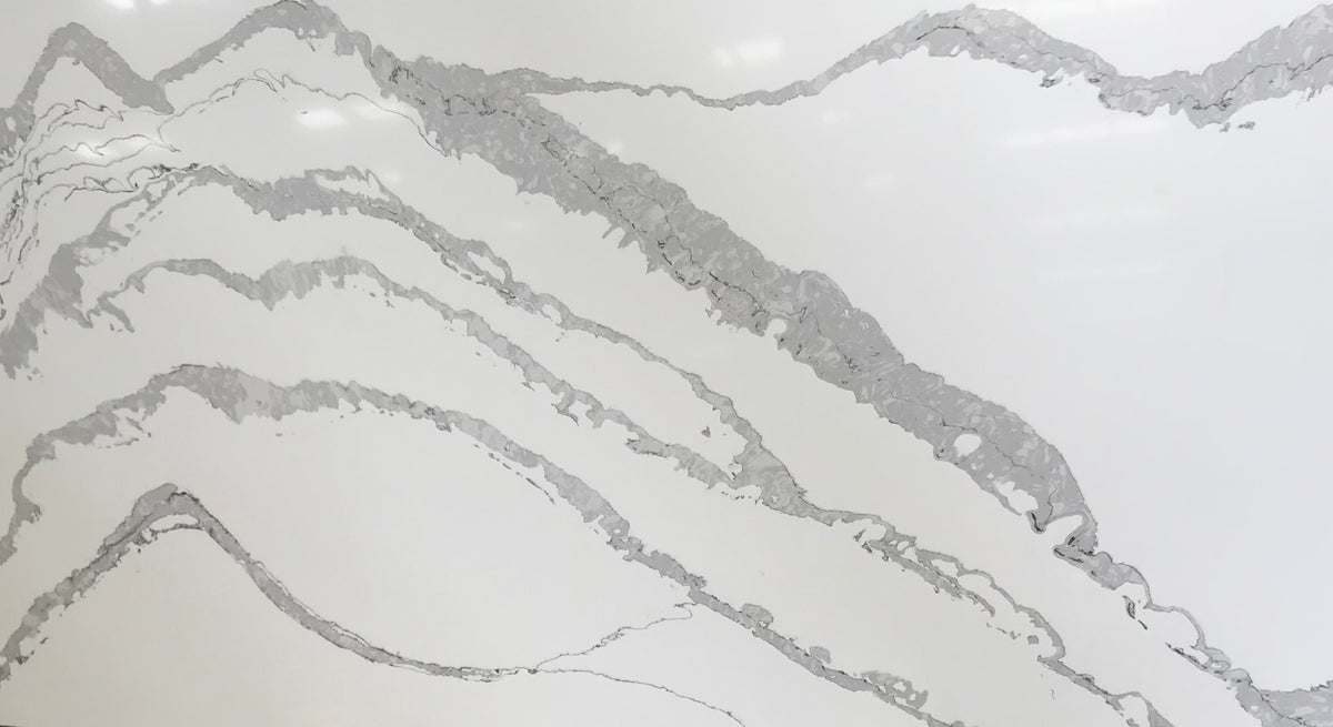 Calacatta Waves Quartz 3CM