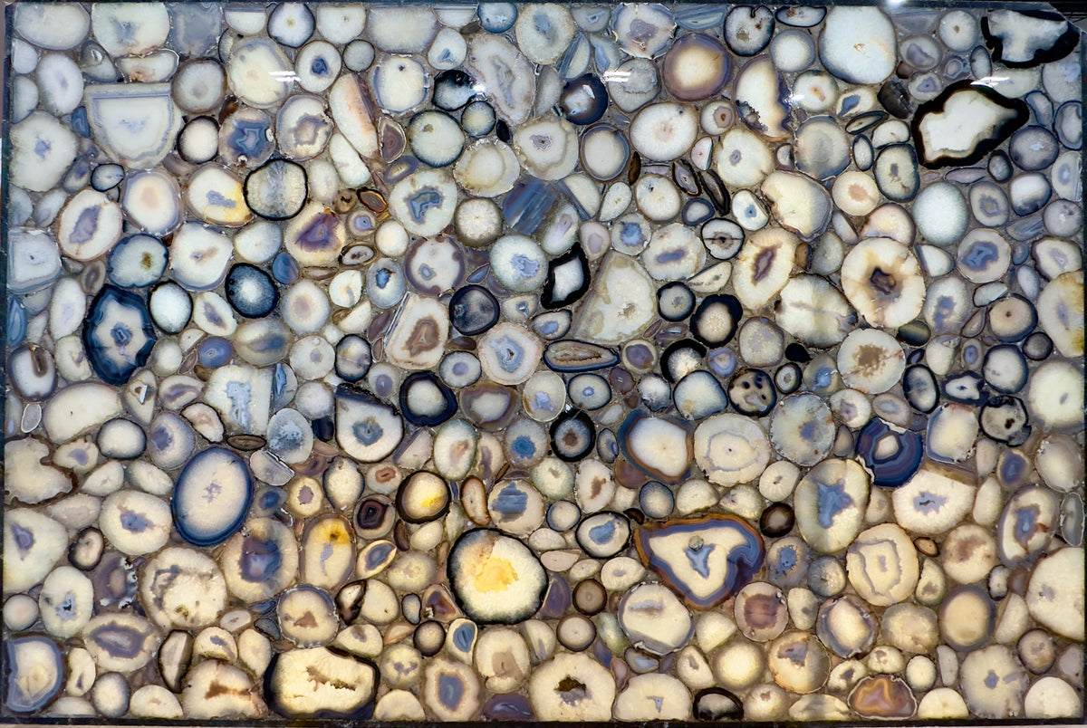 Natural Agate Semi-Precious Stone 2CM