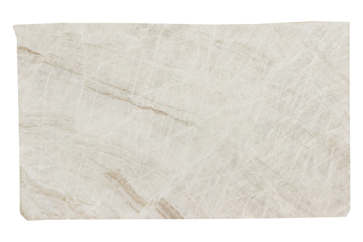 TAJ MAHAL SELECT HONED QUARTZITE 3CM – representative photo; actual slab photo sent with your estimate