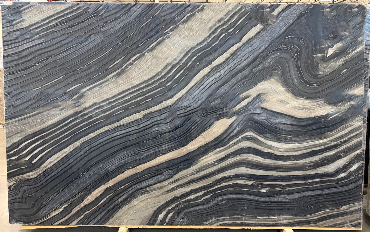Silver Wave Brown Marble 2CM slab