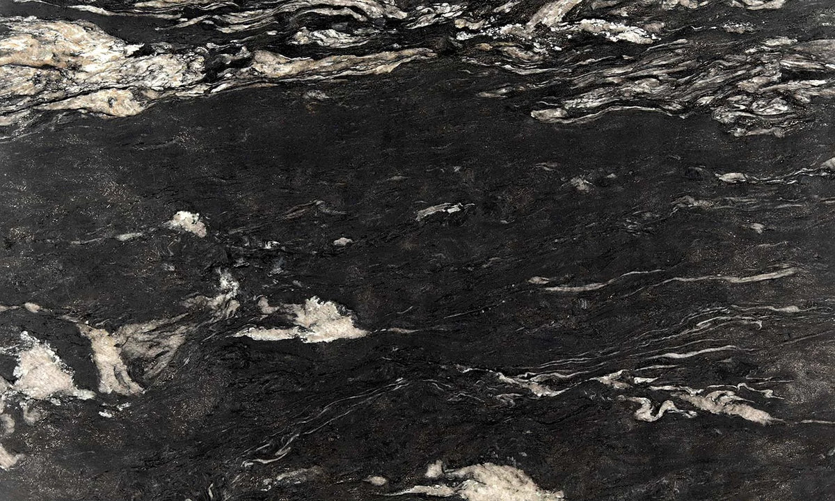 Black Cosmic Leathered Granite