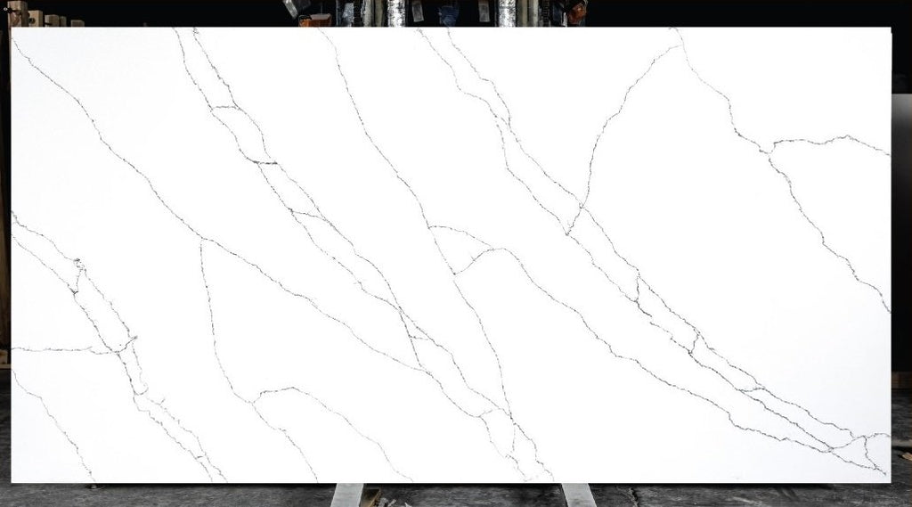 Raffel Grey Quartz 3CM – representative photo; actual slab photo sent with your estimate