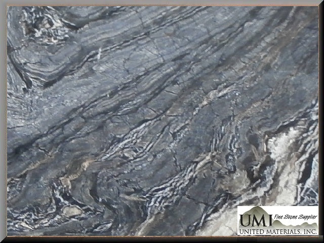 Silver Brown Wave Marble 3CM