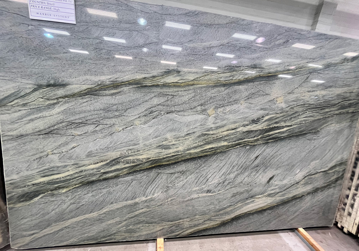 Wild West Green Granite 2CM – representative photo; actual slab photo sent with your estimate