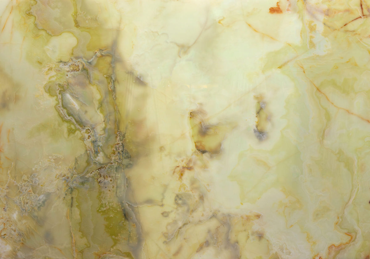 JADE GREEN ONYX 2CM – representative photo; actual slab photo sent with your estimate