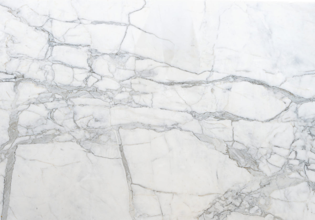 CALACATTA BETTOGLI MARBLE 3CM – representative photo; actual slab photo sent with your estimate