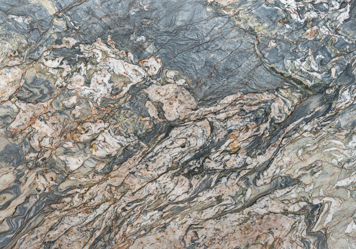 FUSION WOW QUARTZITE 3CM – representative photo; actual slab photo sent with your estimate