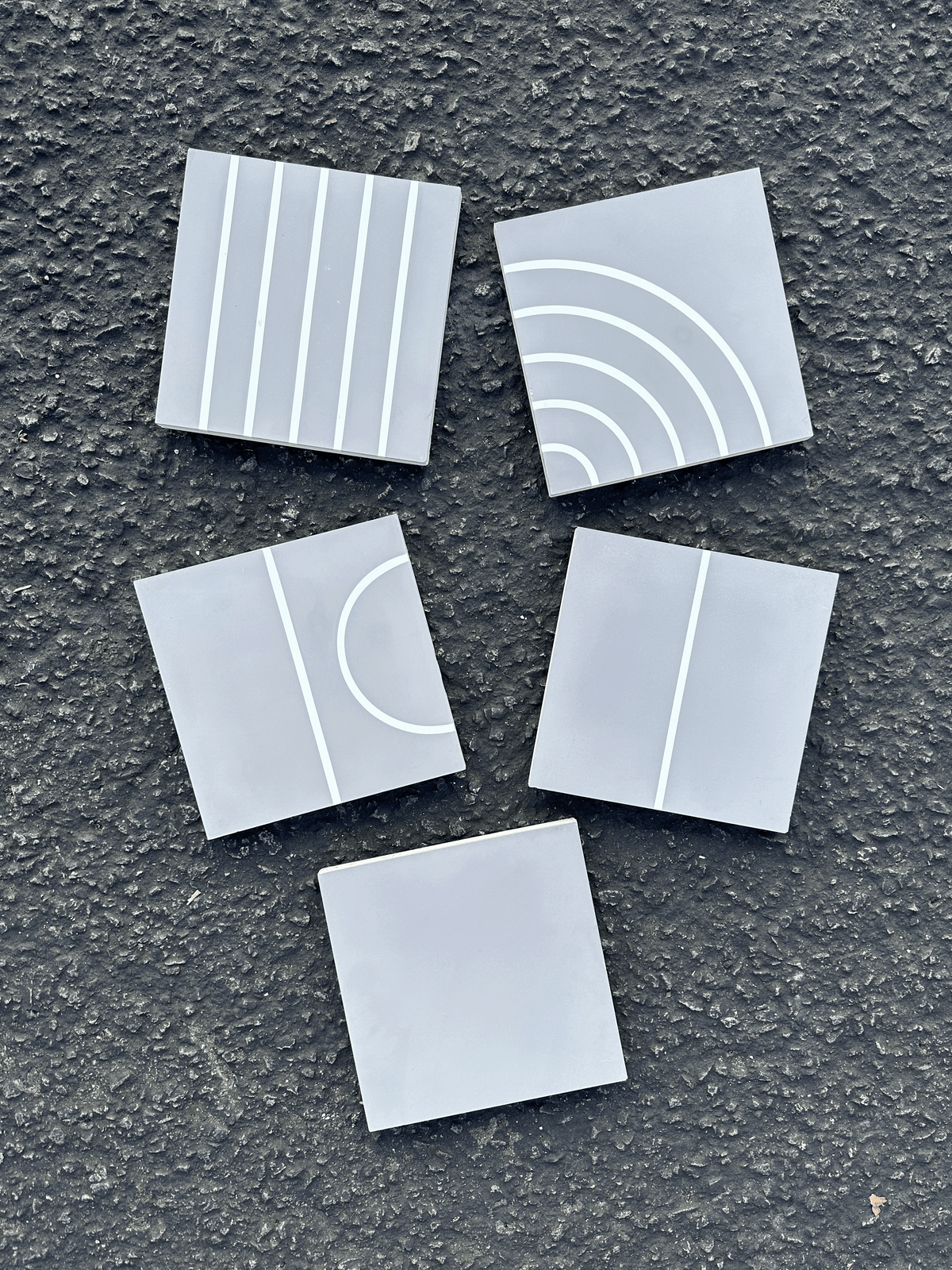 Strands Sss Mixed Field Acier Accent Ivory Cement Tile 8x8 In Stock