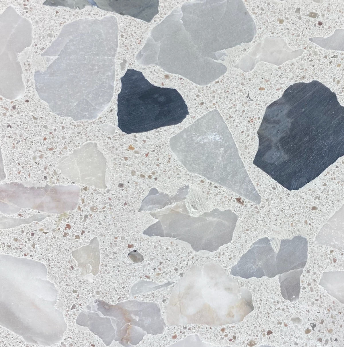 Trails Large Alabaster LMC + LBC Terrazzo Paver