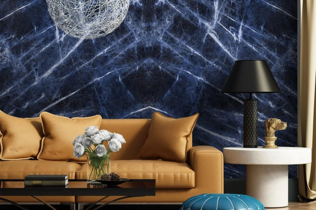Sodalite Porcelain 12MM – representative photo 2; actual slab photo sent with your estimate