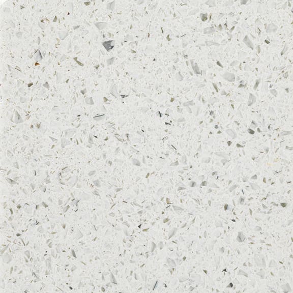 Sparkle White Quartz slab