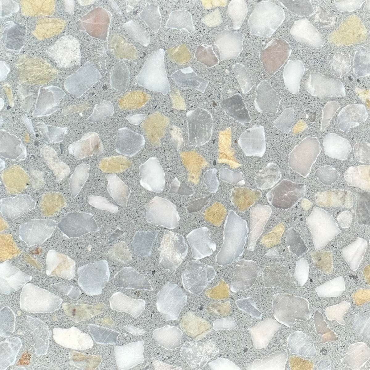 Trails Medium Acier MMC + MYC Terrazzo Paver
