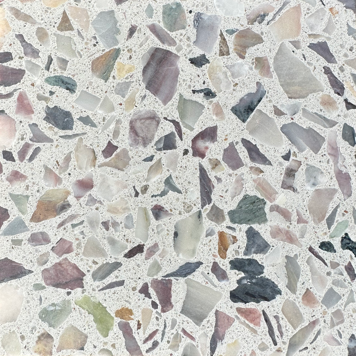Venice Medium Alabaster Moc Terrazzo Tile