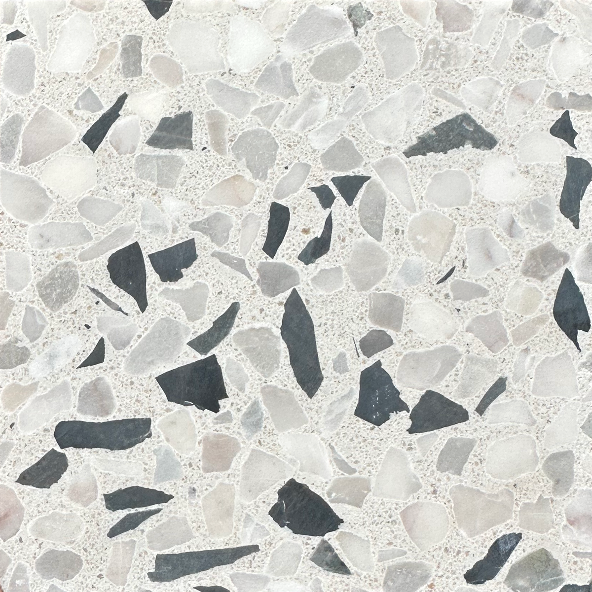 Trails Medium Alabaster MMC + MBC Terrazzo Paver