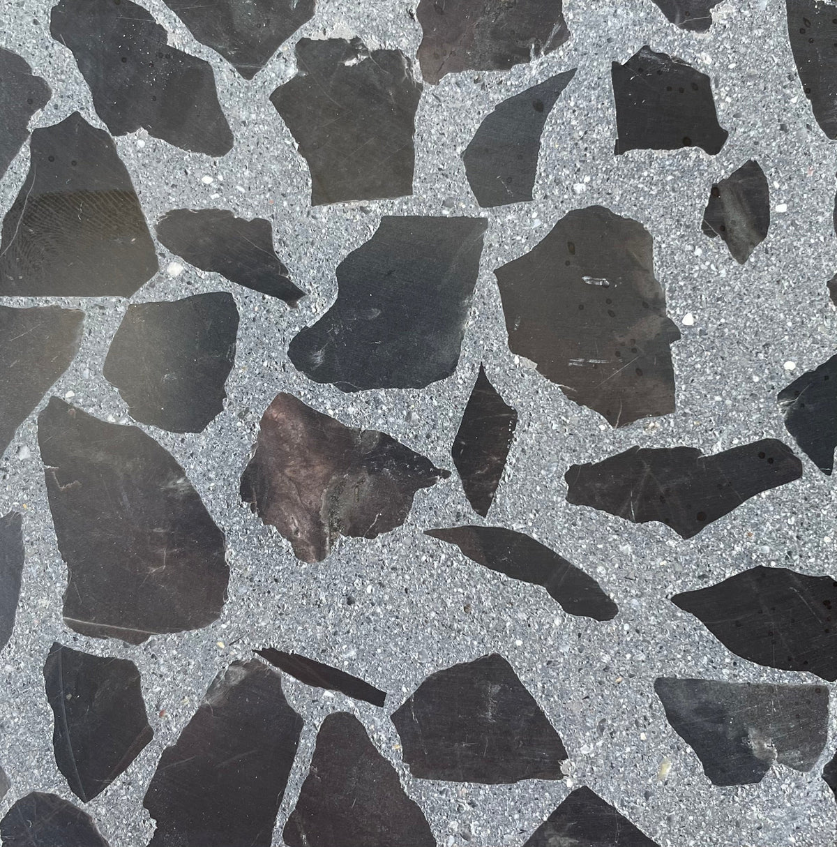 Venice Large Ebony LBC Terrazzo Tile