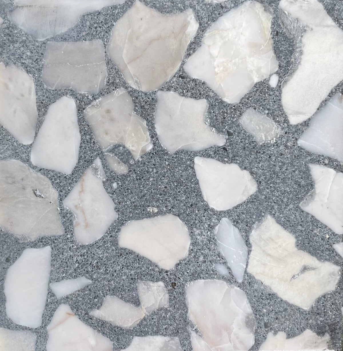 Pacifica Large Ebony LMC Terrazzo Slab 3CM