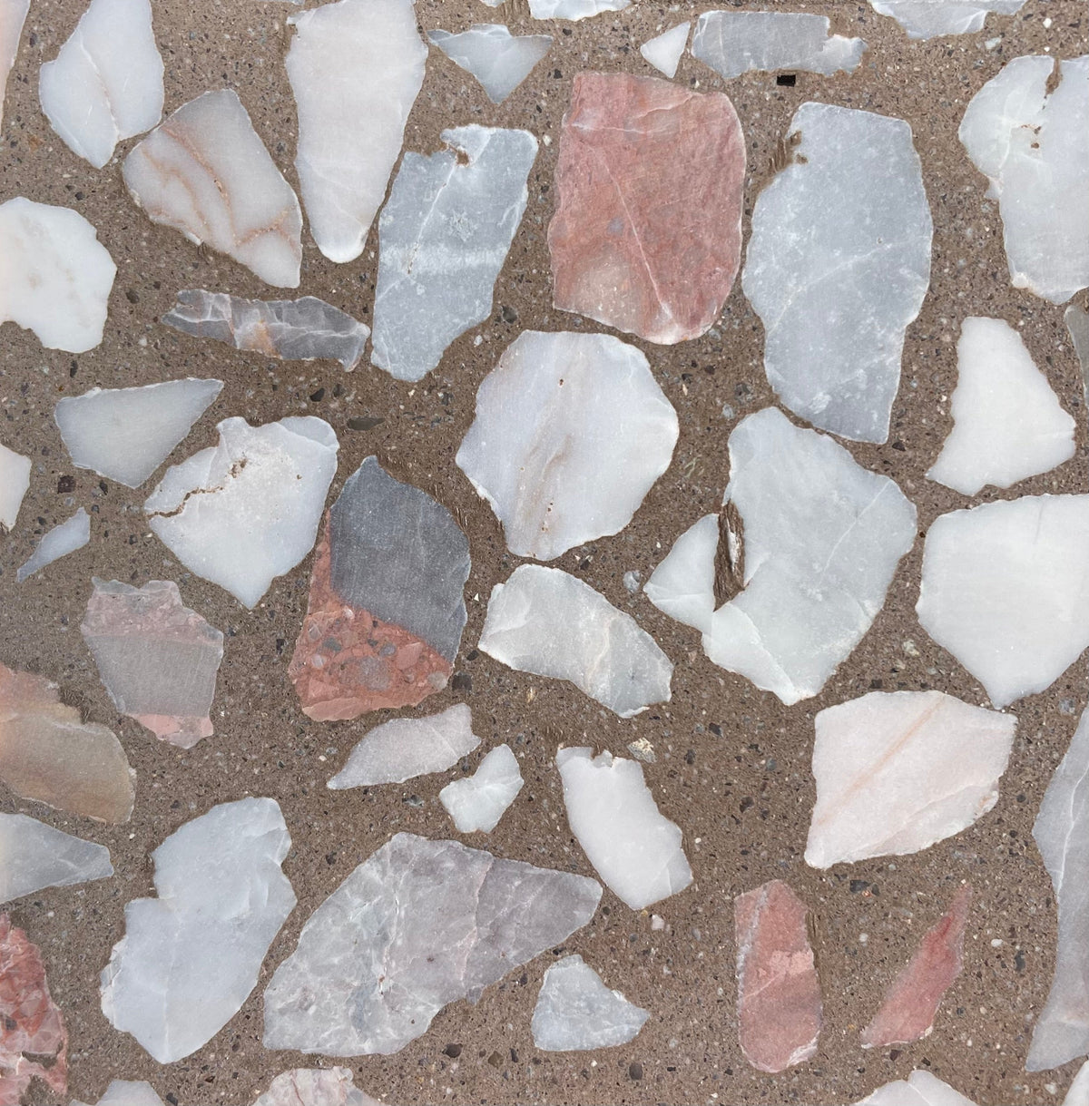 Trails Large Mocha LMC + LPC Terrazzo Paver