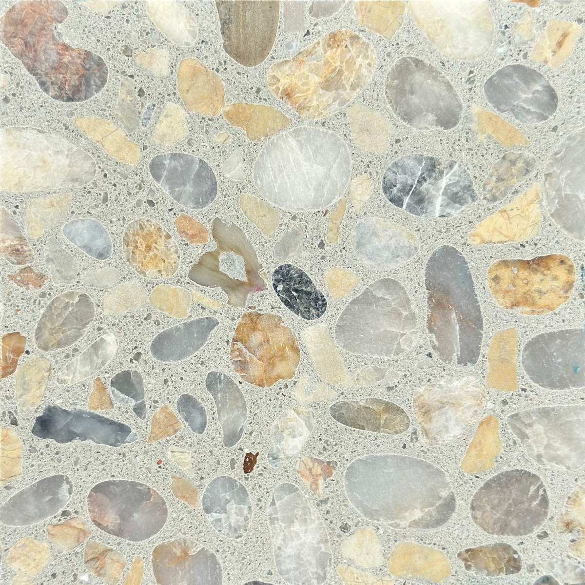 Pacifica Pebble Mix Pearl Terrazzo Slab 3CM