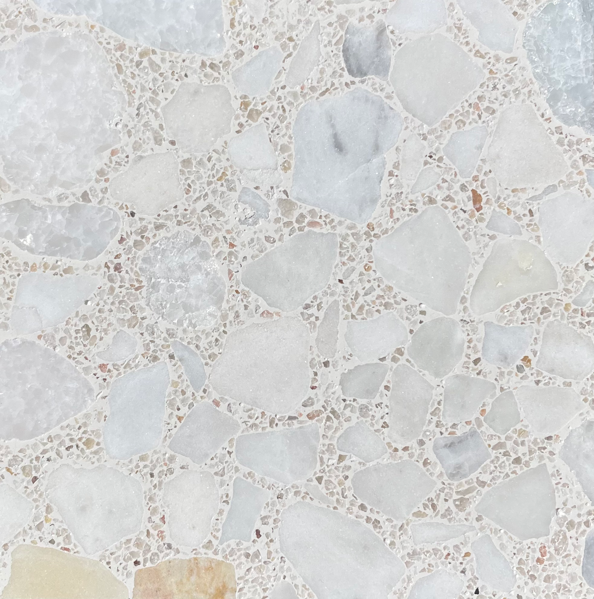 Venice Large Ivory Sandro Mix Terrazzo Tile