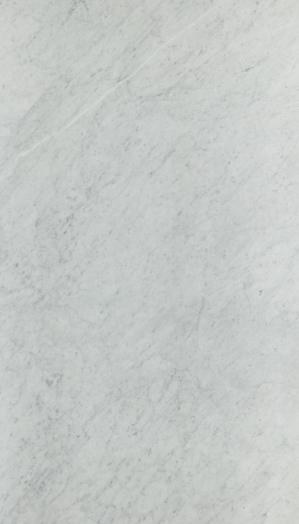 White Carrara Dual Finish (Polished/Honed) Marble 3CM – representative photo; actual slab photo sent with your estimate
